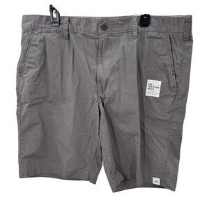 Sonoma Mens Flat-Front Shorts 100% Cotton Size 40 Grey
